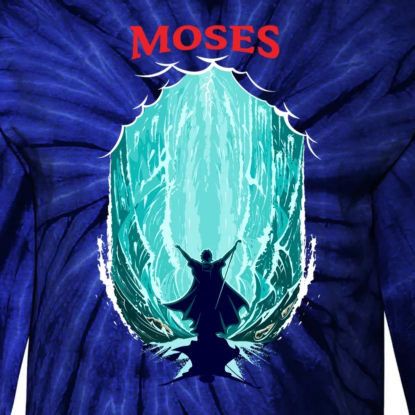 Moses Exodus Tie-Dye Long Sleeve Shirt