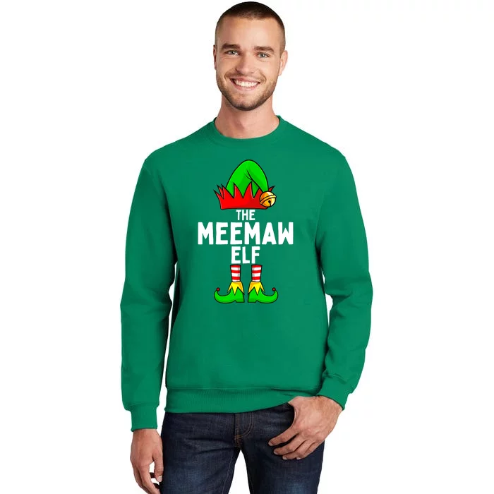 Meemaw Elf Matching Family Christmas Sweatshirt