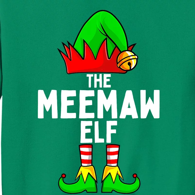 Meemaw Elf Matching Family Christmas Sweatshirt