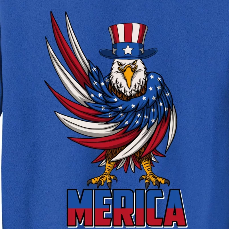 Merica Eagle Mullet 4th Of July American Flag Usa Gift Sweatshirt