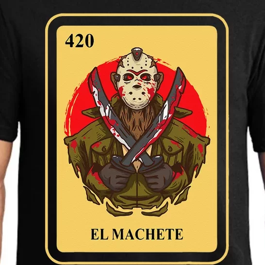 Mexican El Machete Traditional Bingo Card Game Pajama Set