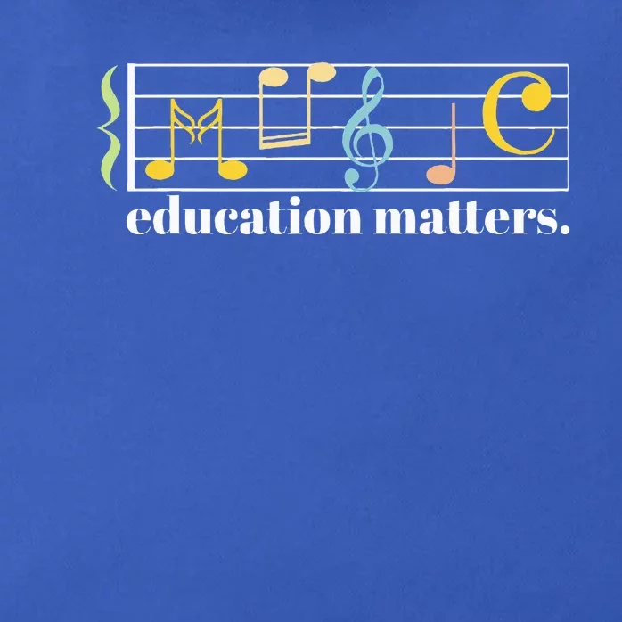 Music Education Matters Composer Musician Music Teacher Zip Tote Bag