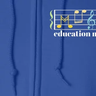 Music Education Matters Composer Musician Music Teacher Full Zip Hoodie