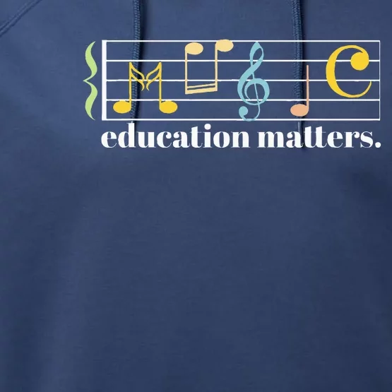 Music Education Matters Composer Musician Music Teacher Performance Fleece Hoodie