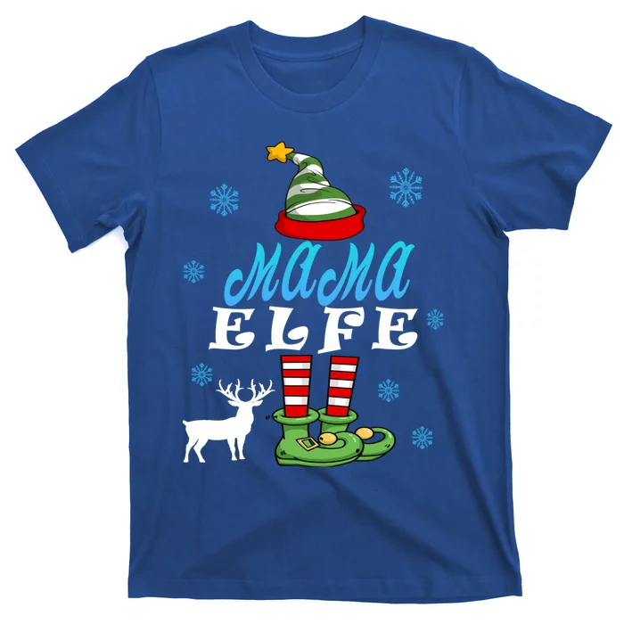 Mama Elf Mother Elf Christmas Elf Christmas Cool Gift T-Shirt