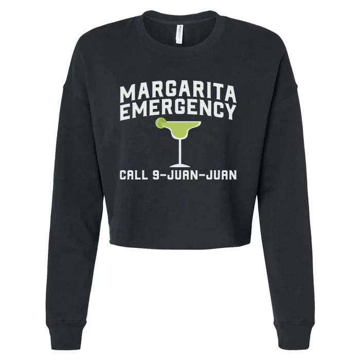 Margarita Emergency Cropped Pullover Crew