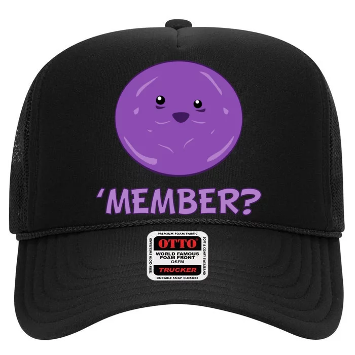 Member Berries 'Member? Funny Berry Meme High Crown Mesh Trucker Hat