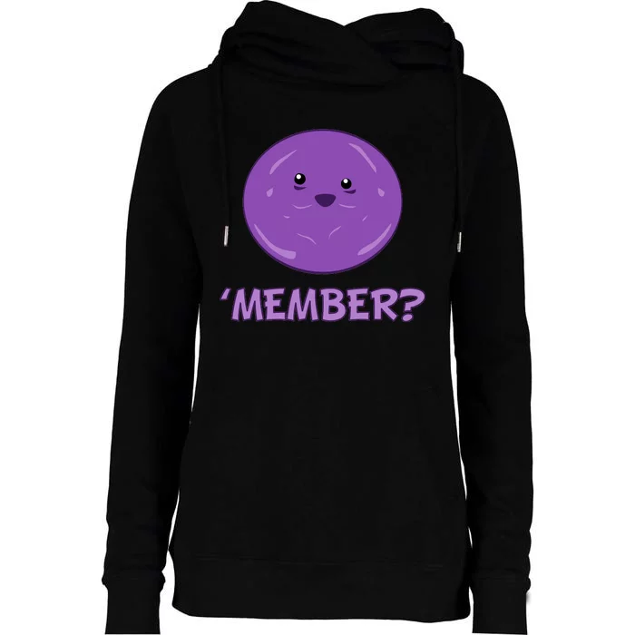 Member Berries 'Member? Funny Berry Meme Womens Funnel Neck Pullover Hood