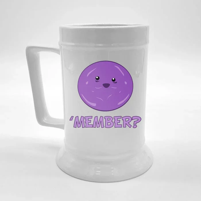 Member Berries 'Member? Funny Berry Meme Front & Back Beer Stein