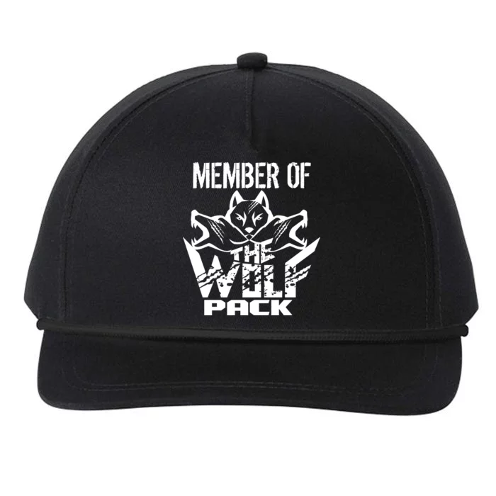 Member Of The Wolf Pack Snapback Five-Panel Rope Hat