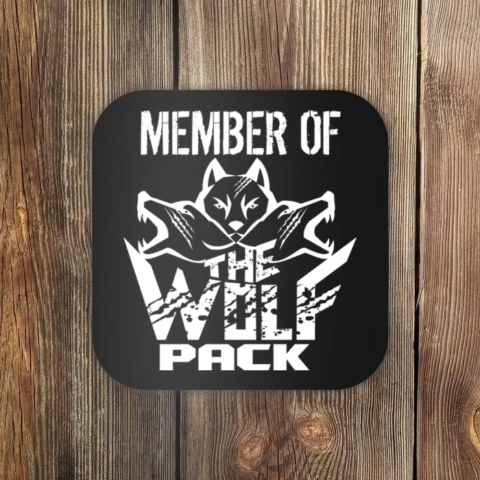 Member Of The Wolf Pack Coaster