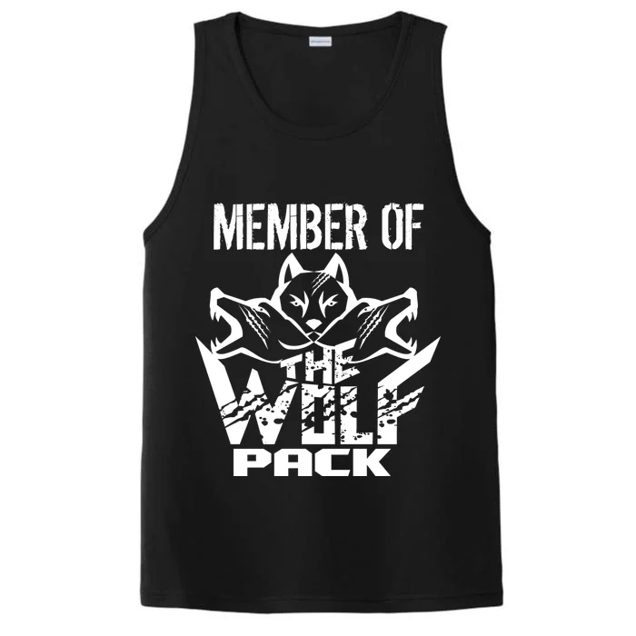 Member Of The Wolf Pack Performance Tank