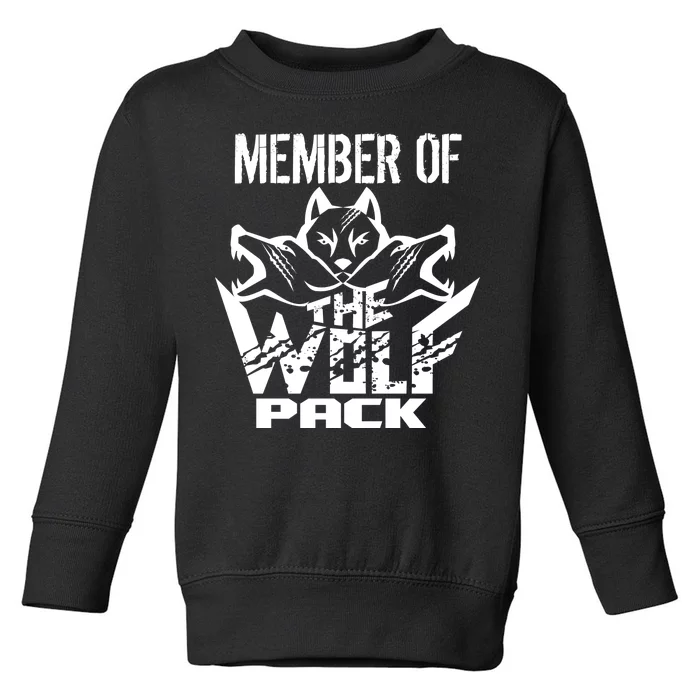 Member Of The Wolf Pack Toddler Sweatshirt