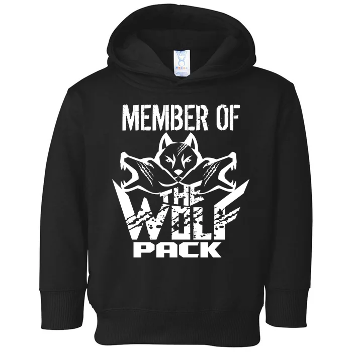 Member Of The Wolf Pack Toddler Hoodie