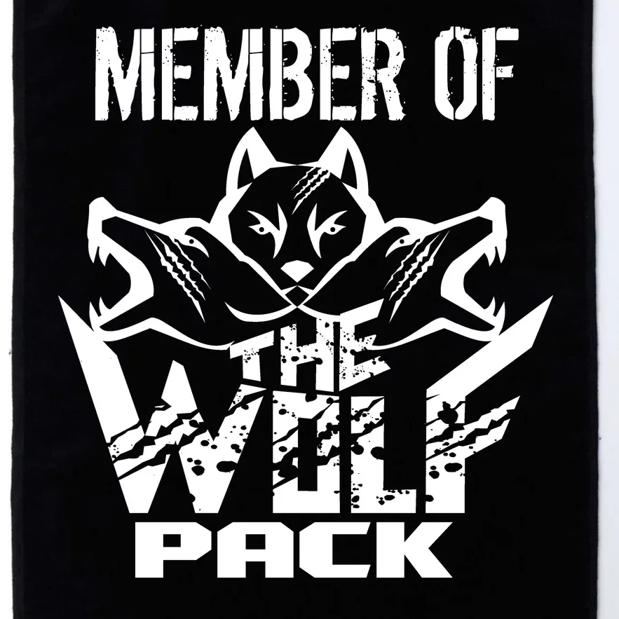 Member Of The Wolf Pack Platinum Collection Golf Towel