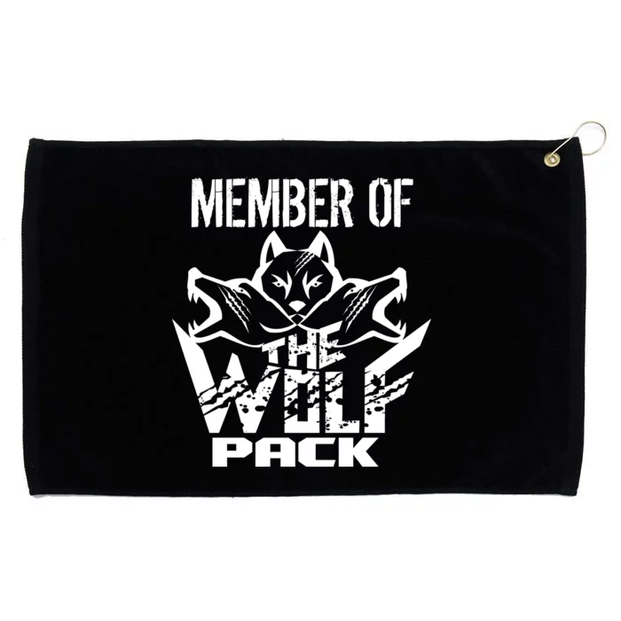 Member Of The Wolf Pack Grommeted Golf Towel