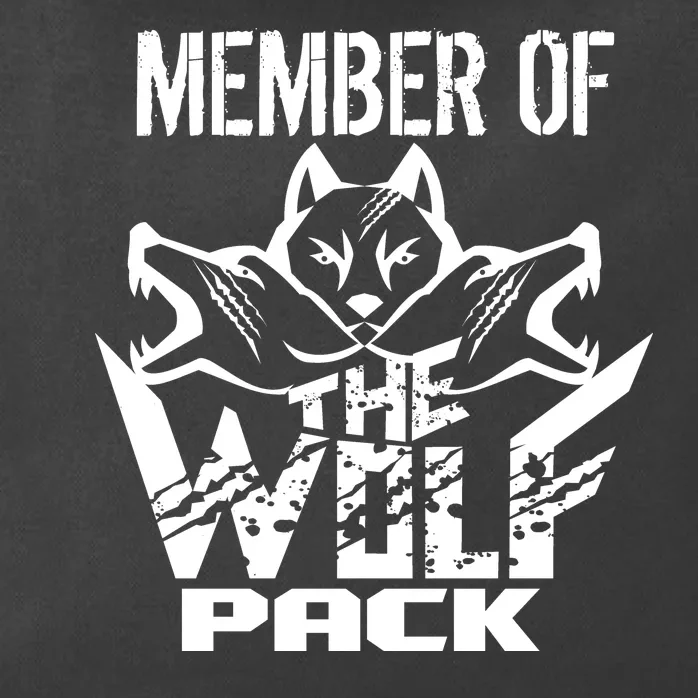 Member Of The Wolf Pack Zip Tote Bag