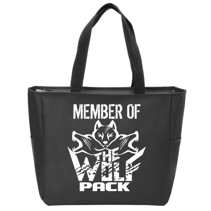 Member Of The Wolf Pack Zip Tote Bag