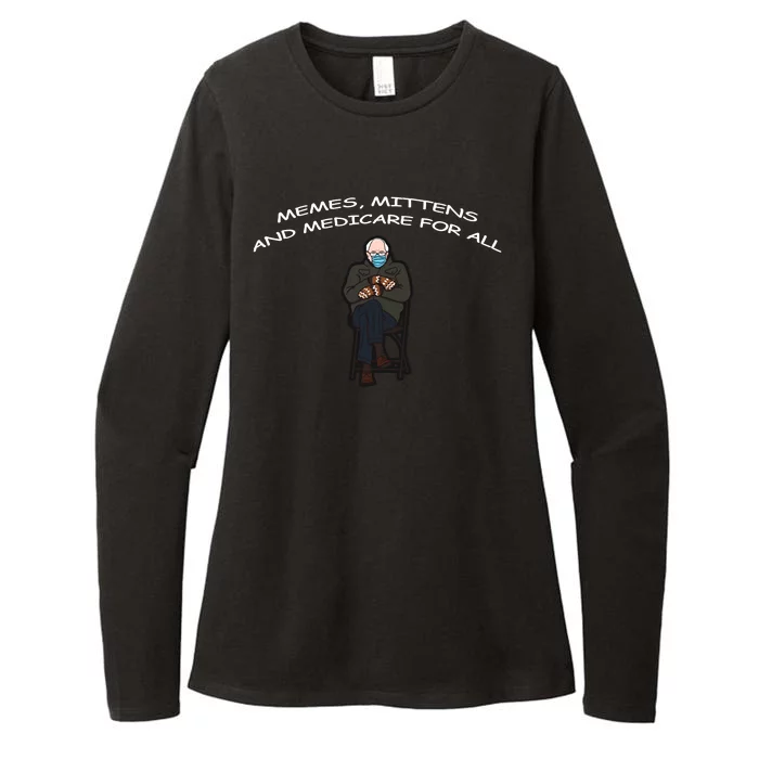 Memes Mittens And Medicare For All Womens CVC Long Sleeve Shirt