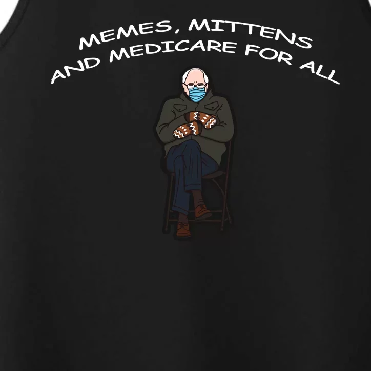 Memes Mittens And Medicare For All Performance Tank