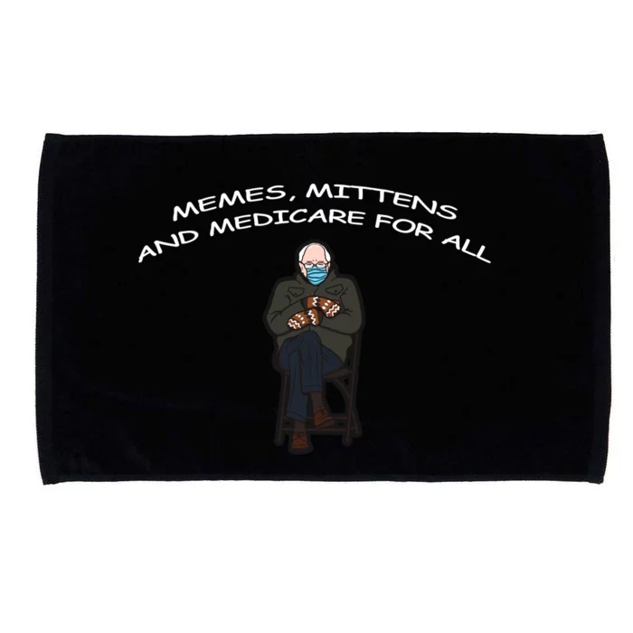 Memes Mittens And Medicare For All Microfiber Hand Towel