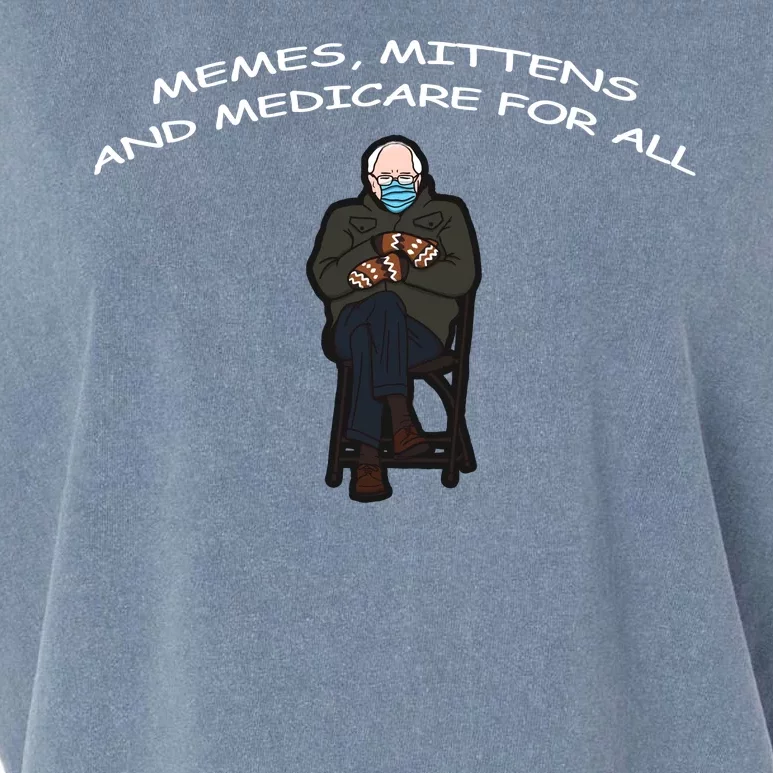 Memes Mittens And Medicare For All Garment-Dyed Women's Muscle Tee