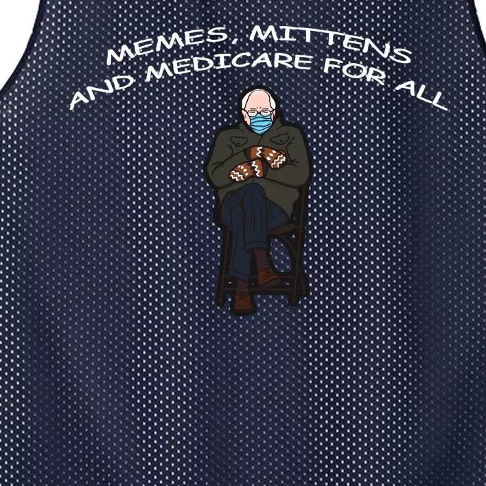 Memes Mittens And Medicare For All Mesh Reversible Basketball Jersey Tank