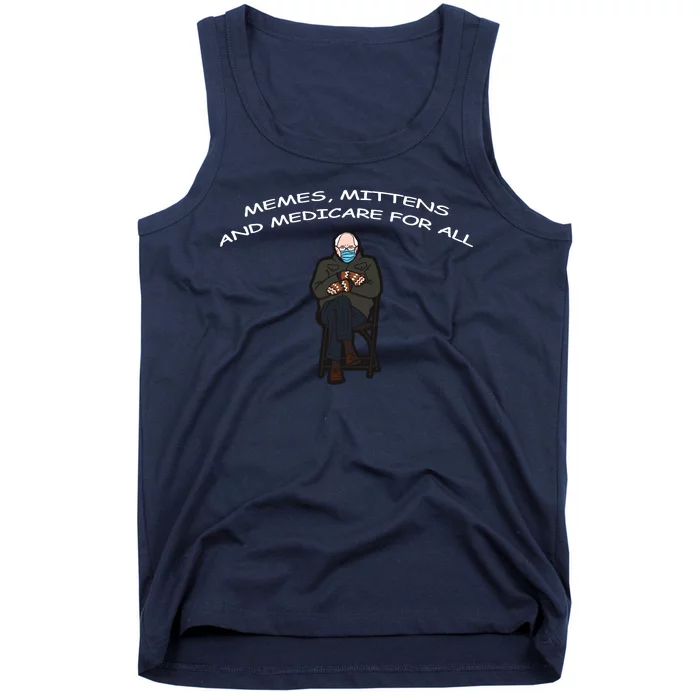 Memes Mittens And Medicare For All Tank Top