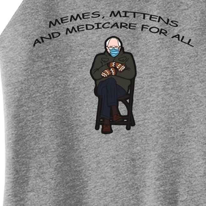 Memes Mittens And Medicare For All Women’s Perfect Tri Rocker Tank