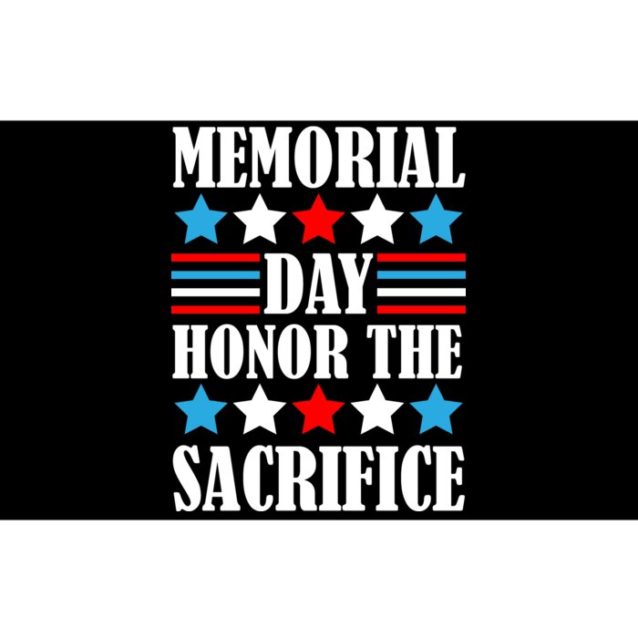 Memorial Day Honor The Sacrifice Bumper Sticker