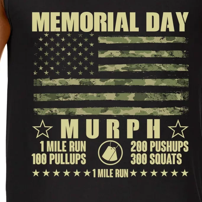 Memorial Day Murph Workout Camo USA American Flag Comfort Colors® Tank Top