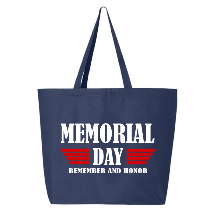 Memorial Day Remember And Honor 25L Jumbo Tote