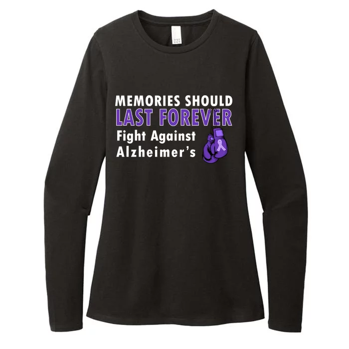 Memories Should Last Forever Fight Against Alzheimer's Womens CVC Long Sleeve Shirt