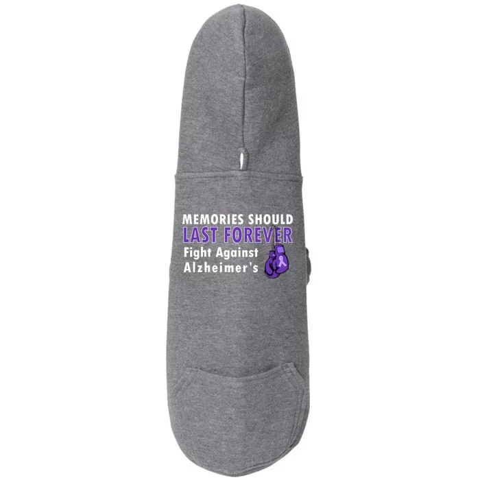 Memories Should Last Forever Fight Against Alzheimer's Doggie 3-End Fleece Hoodie