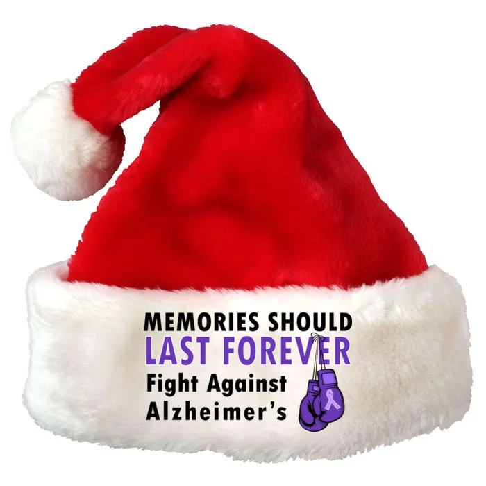 Memories Should Last Forever Fight Against Alzheimer's Premium Christmas Santa Hat