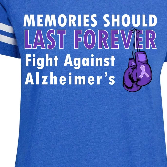 Memories Should Last Forever Fight Against Alzheimer's Enza Ladies Jersey Football T-Shirt