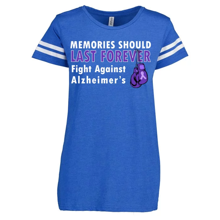 Memories Should Last Forever Fight Against Alzheimer's Enza Ladies Jersey Football T-Shirt