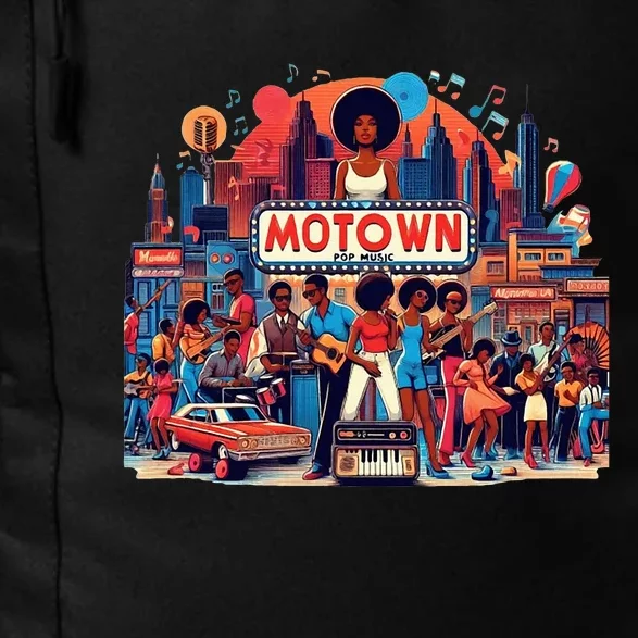 Motown Era Nostalgic Music Design Daily Commute Backpack