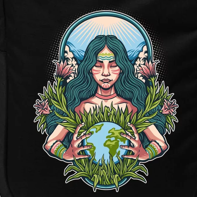 Mother Earth Native American Earth Day Impact Tech Backpack