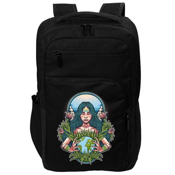 Mother Earth Native American Earth Day Impact Tech Backpack