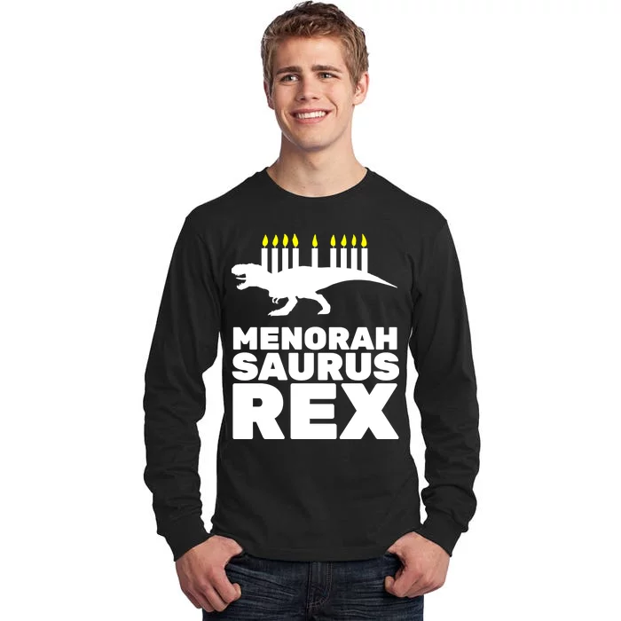 Menorah Saurus Rex Tall Long Sleeve T-Shirt