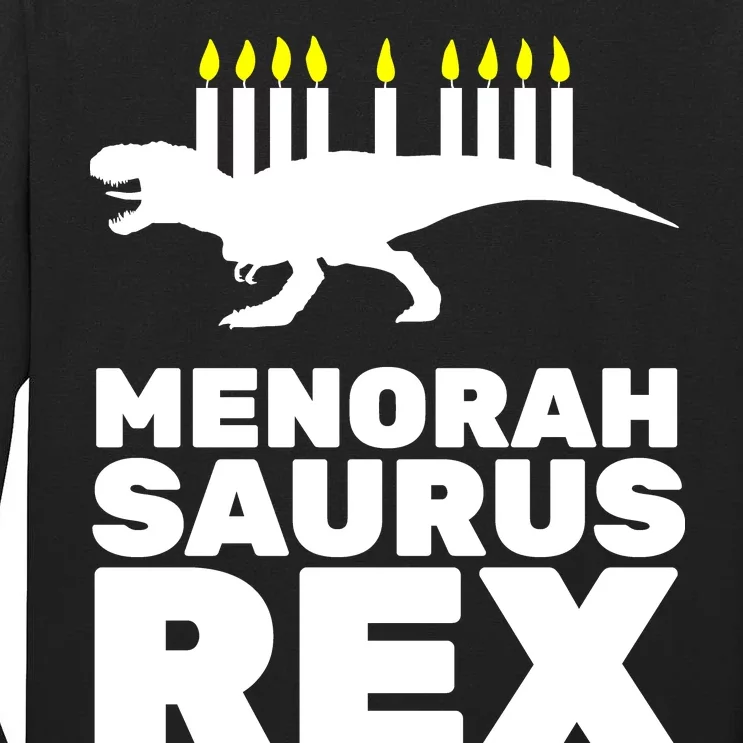 Menorah Saurus Rex Tall Long Sleeve T-Shirt