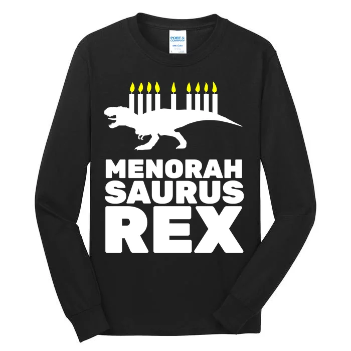 Menorah Saurus Rex Tall Long Sleeve T-Shirt