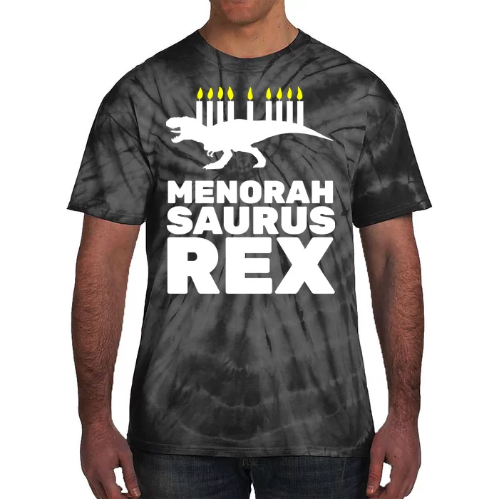 Menorah Saurus Rex Tie-Dye T-Shirt