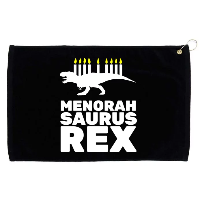 Menorah Saurus Rex Grommeted Golf Towel