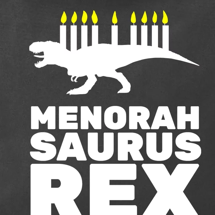 Menorah Saurus Rex Zip Tote Bag