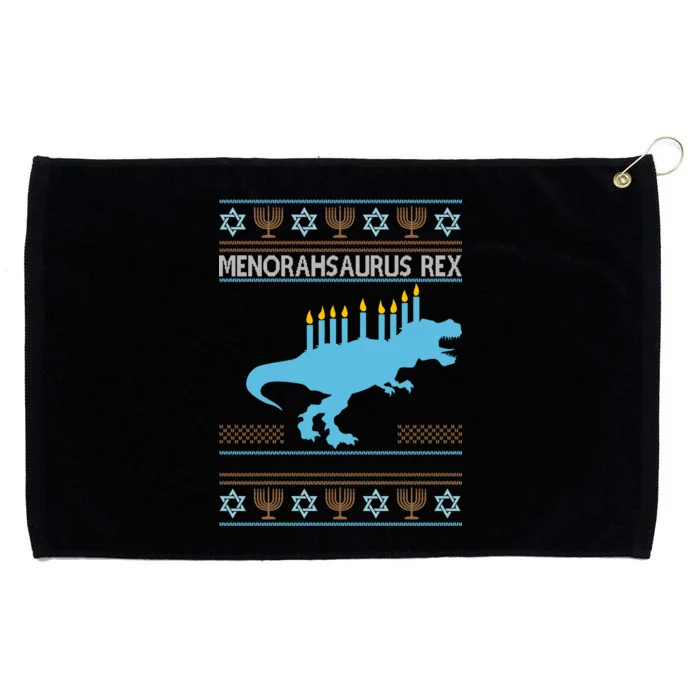 Menorahsaurus Rex Grommeted Golf Towel