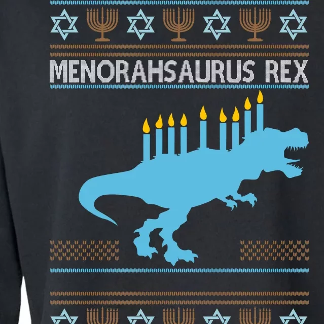 Menorahsaurus Rex Cropped Pullover Crew