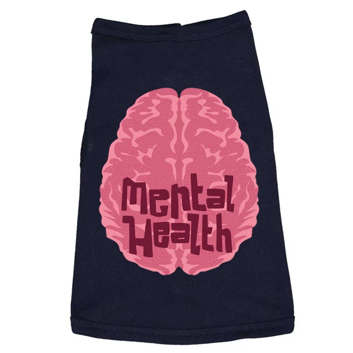 Mental Health Awareness Brain Doggie Tank