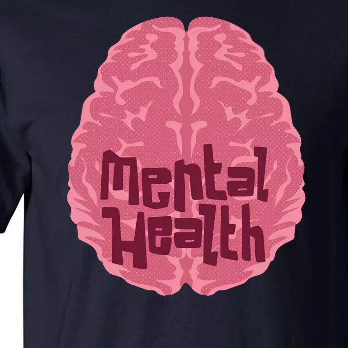 Mental Health Awareness Brain Tall T-Shirt